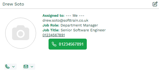 Click-to-call phone number from browser screen